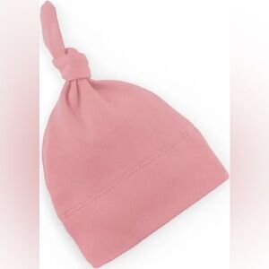 Organic Knotted Baby Hat by Colored Organics | Color Rose